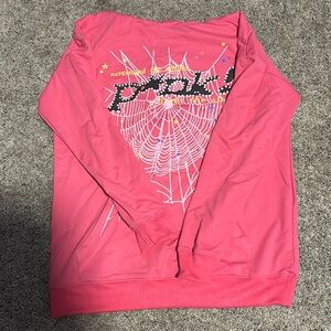 Pink Sp5der Pink Hoodie